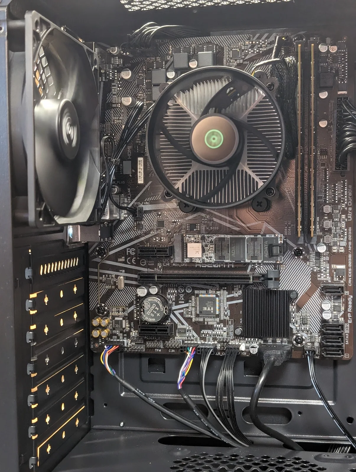 Vue d’une configuration PC