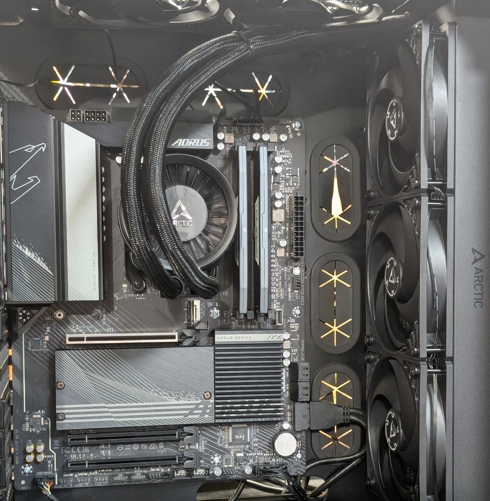 Vue d’une configuration PC